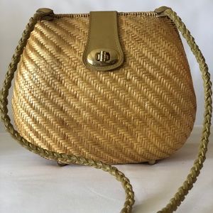 1980’s Straw Handbag